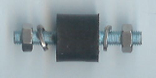 Engine mount bobbin (15 x 15mm) male/male 5mm stud